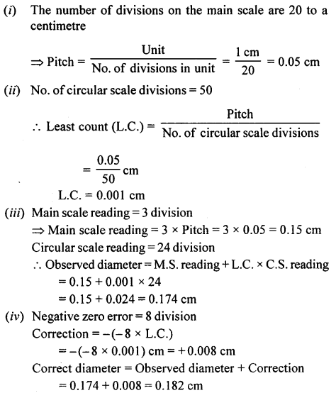 A New Approach to ICSE Physics Part 1 Class 9 Solutions Measurements and Experimentation 35
