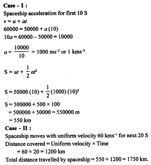 A New Approach to ICSE Physics Part 1 Class 9 Solutions Motion in One Dimension 75