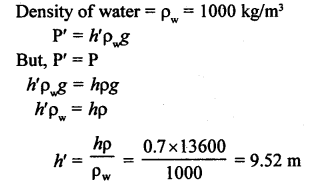 A New Approach to ICSE Physics Part 1 Class 9 Solutions Pressure in Fluids 14