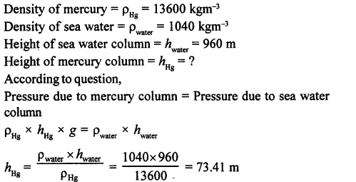 A New Approach to ICSE Physics Part 1 Class 9 Solutions Pressure in Fluids 7
