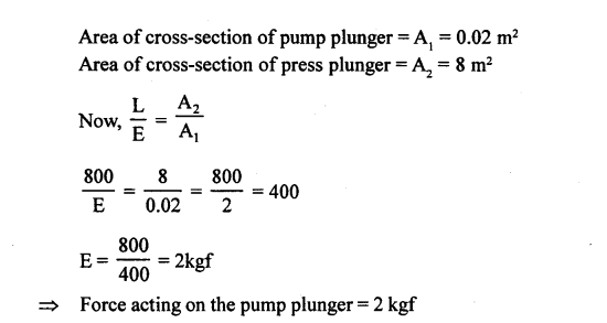 A New Approach to ICSE Physics Part 1 Class 9 Solutions Pressure in Fluids 9