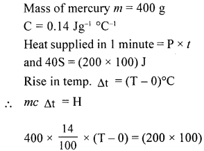 A New Approach to ICSE Physics Part 2 Class 10 Solutions Calorimetry 10.3