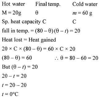 A New Approach to ICSE Physics Part 2 Class 10 Solutions Calorimetry 13.1
