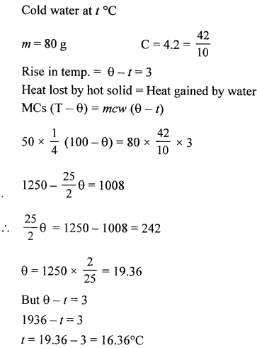 A New Approach to ICSE Physics Part 2 Class 10 Solutions Calorimetry 14