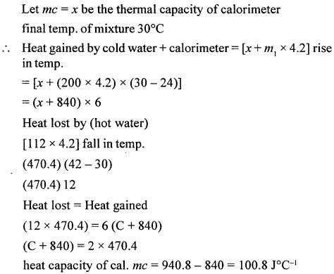 A New Approach to ICSE Physics Part 2 Class 10 Solutions Calorimetry 17