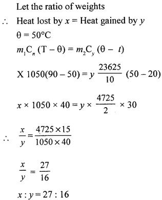 A New Approach to ICSE Physics Part 2 Class 10 Solutions Calorimetry 18.1