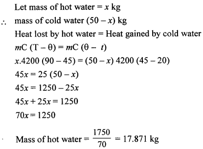 A New Approach to ICSE Physics Part 2 Class 10 Solutions Calorimetry 19