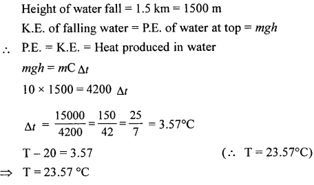 A New Approach to ICSE Physics Part 2 Class 10 Solutions Calorimetry 21.1