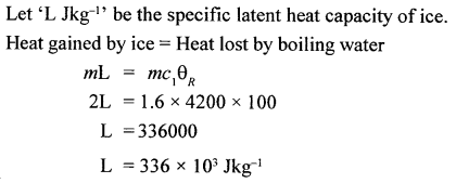 A New Approach to ICSE Physics Part 2 Class 10 Solutions Calorimetry 31.1