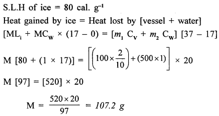 A New Approach to ICSE Physics Part 2 Class 10 Solutions Calorimetry 34