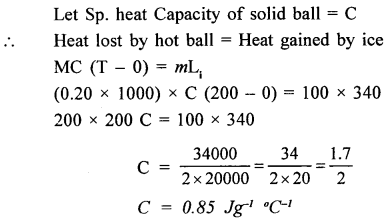 A New Approach to ICSE Physics Part 2 Class 10 Solutions Calorimetry 35.1