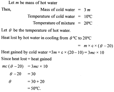 A New Approach to ICSE Physics Part 2 Class 10 Solutions Calorimetry 40.1