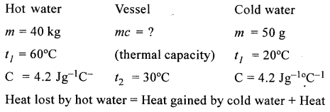 A New Approach to ICSE Physics Part 2 Class 10 Solutions Calorimetry 43.1