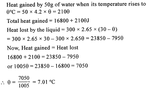 A New Approach to ICSE Physics Part 2 Class 10 Solutions Calorimetry 47
