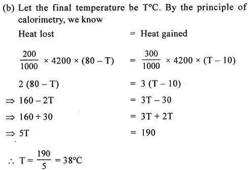 A New Approach to ICSE Physics Part 2 Class 10 Solutions Calorimetry 48