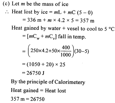 A New Approach to ICSE Physics Part 2 Class 10 Solutions Calorimetry 49