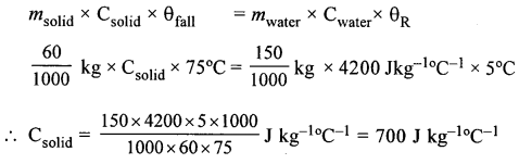 A New Approach to ICSE Physics Part 2 Class 10 Solutions Calorimetry 50.2