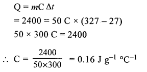 A New Approach to ICSE Physics Part 2 Class 10 Solutions Calorimetry 54.1