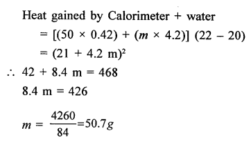 A New Approach to ICSE Physics Part 2 Class 10 Solutions Calorimetry 54