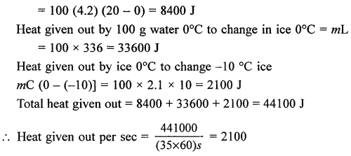 A New Approach to ICSE Physics Part 2 Class 10 Solutions Calorimetry 57