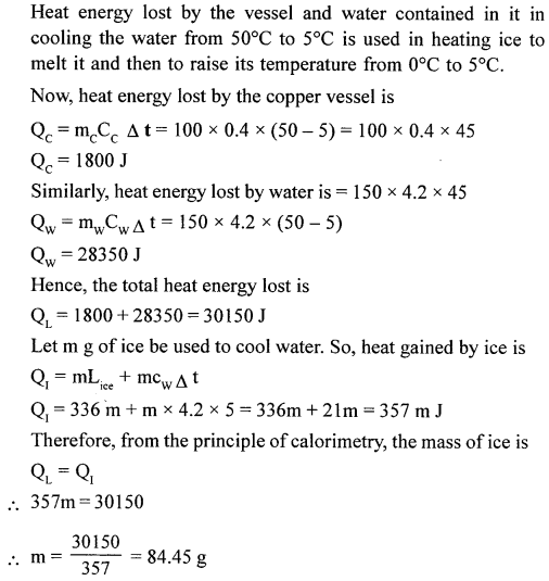 A New Approach to ICSE Physics Part 2 Class 10 Solutions Calorimetry 59