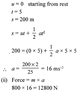 A New Approach to ICSE Physics Part 2 Class 10 Solutions Force 44.1
