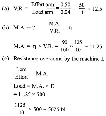 A New Approach to ICSE Physics Part 2 Class 10 Solutions Machines 16.1