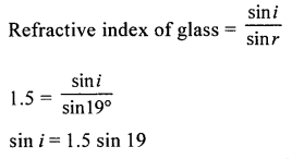 A New Approach to ICSE Physics Part 2 Class 10 Solutions Refraction Of Light 14.1
