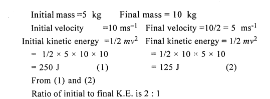 A New Approach to ICSE Physics Part 2 Class 10 Solutions Work, Power And Energy 57