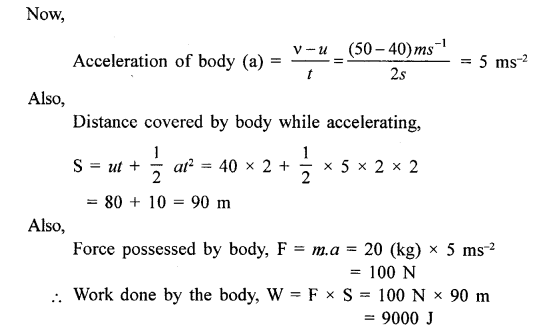 A New Approach to ICSE Physics Part 2 Class 10 Solutions Work, Power And Energy 69