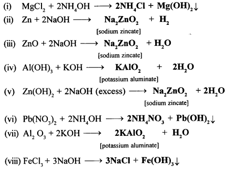 New Simplified Chemistry Class 10 ICSE Solutions Chapter 3B Analytical Chemistry – Use of Ammonium And Sodium Hydroxide 12