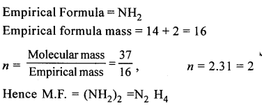 New Simplified Chemistry Class 10 ICSE Solutions Chapter 4B Mole Concept and Stoichiometry Percentage Composition - Empirical & Molecular Formula 105
