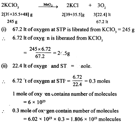 New Simplified Chemistry Class 10 ICSE Solutions Chapter 4B Mole Concept and Stoichiometry Percentage Composition - Empirical & Molecular Formula 125