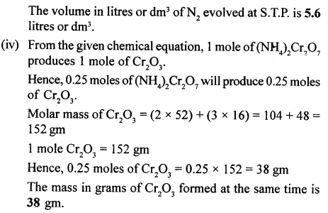 New Simplified Chemistry Class 10 ICSE Solutions Chapter 4B Mole Concept and Stoichiometry Percentage Composition - Empirical & Molecular Formula 128