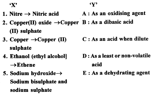 New Simplified Chemistry Class 10 ICSE Solutions Chapter 7D Study Of Compounds - Sulphuric Acid 53