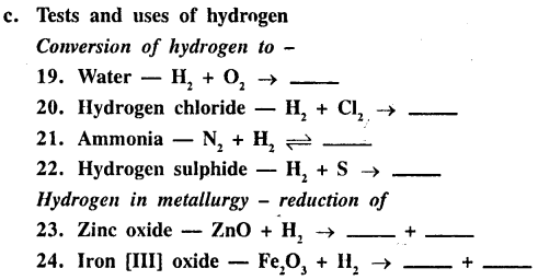 New Simplified Chemistry Class 9 ICSE Solutions Chapter 6 Study of The First Element Hydrogen 3