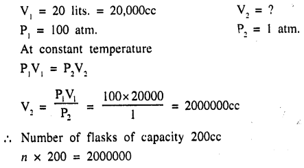 New Simplified Chemistry Class 9 ICSE Solutions Chapter 7 Study of Gas Laws 11
