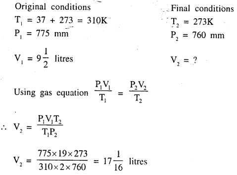New Simplified Chemistry Class 9 ICSE Solutions Chapter 7 Study of Gas Laws 21