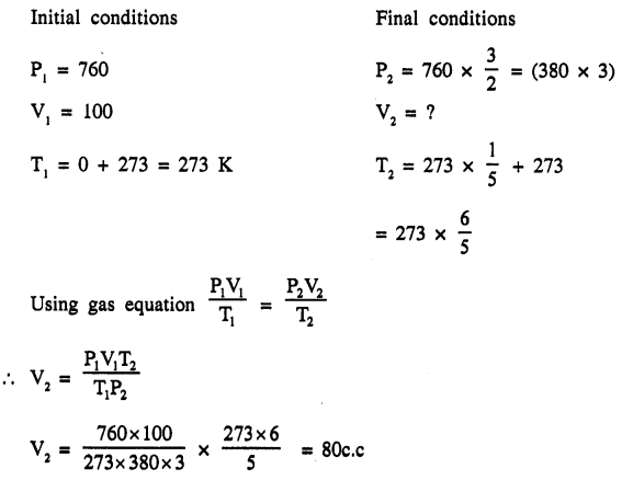 New Simplified Chemistry Class 9 ICSE Solutions Chapter 7 Study of Gas Laws 5