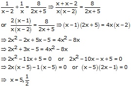 RS Aggarwal Solutions Class 10 Chapter 10 Quadratic Equations 10A 41.1