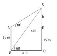 RS Aggarwal Solutions Class 10 Chapter 14 Height and Distance 14 8.1