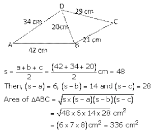 RS Aggarwal Solutions Class 10 Chapter 17 Perimeter and Areas of Plane Figures 17b 26.1