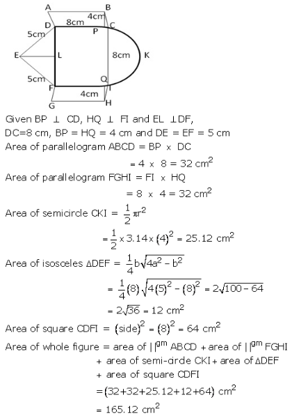 RS Aggarwal Solutions Class 10 Chapter 18 Areas of Circle, Sector and Segment 9a 46.1