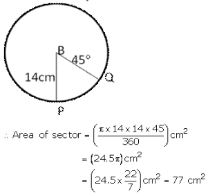 RS Aggarwal Solutions Class 10 Chapter 18 Areas of Circle, Sector and Segment 9a 58.2
