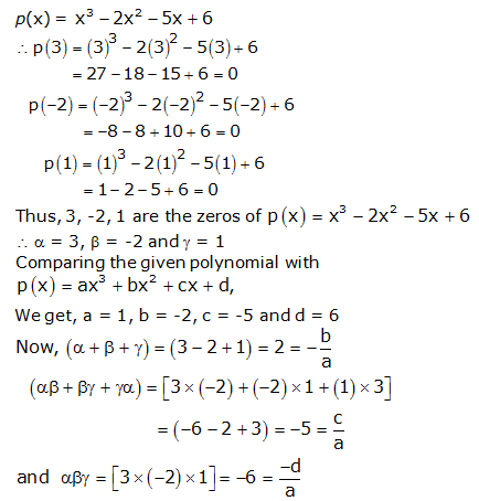 RS Aggarwal Solutions Class 10 Chapter 2 Polynomials 2b 1.1
