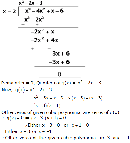 RS Aggarwal Solutions Class 10 Chapter 2 Polynomials 2b 10.2