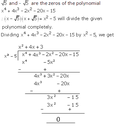 RS Aggarwal Solutions Class 10 Chapter 2 Polynomials 2b 18.1