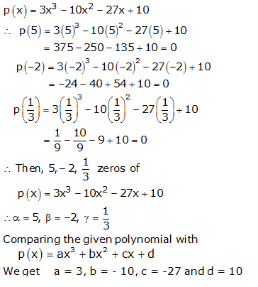 RS Aggarwal Solutions Class 10 Chapter 2 Polynomials 2b 2.1