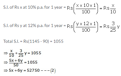RS Aggarwal Solutions Class 10 Chapter 3 Linear equations in two variables 3e 36.2