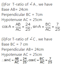 RS Aggarwal Solutions Class 10 Chapter 5 Trigonometric Ratios 25.2